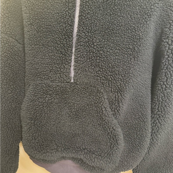 ALO Streetside Half Zip Fleece Hoodie Size XS Midnight - Picture 9 of 11
